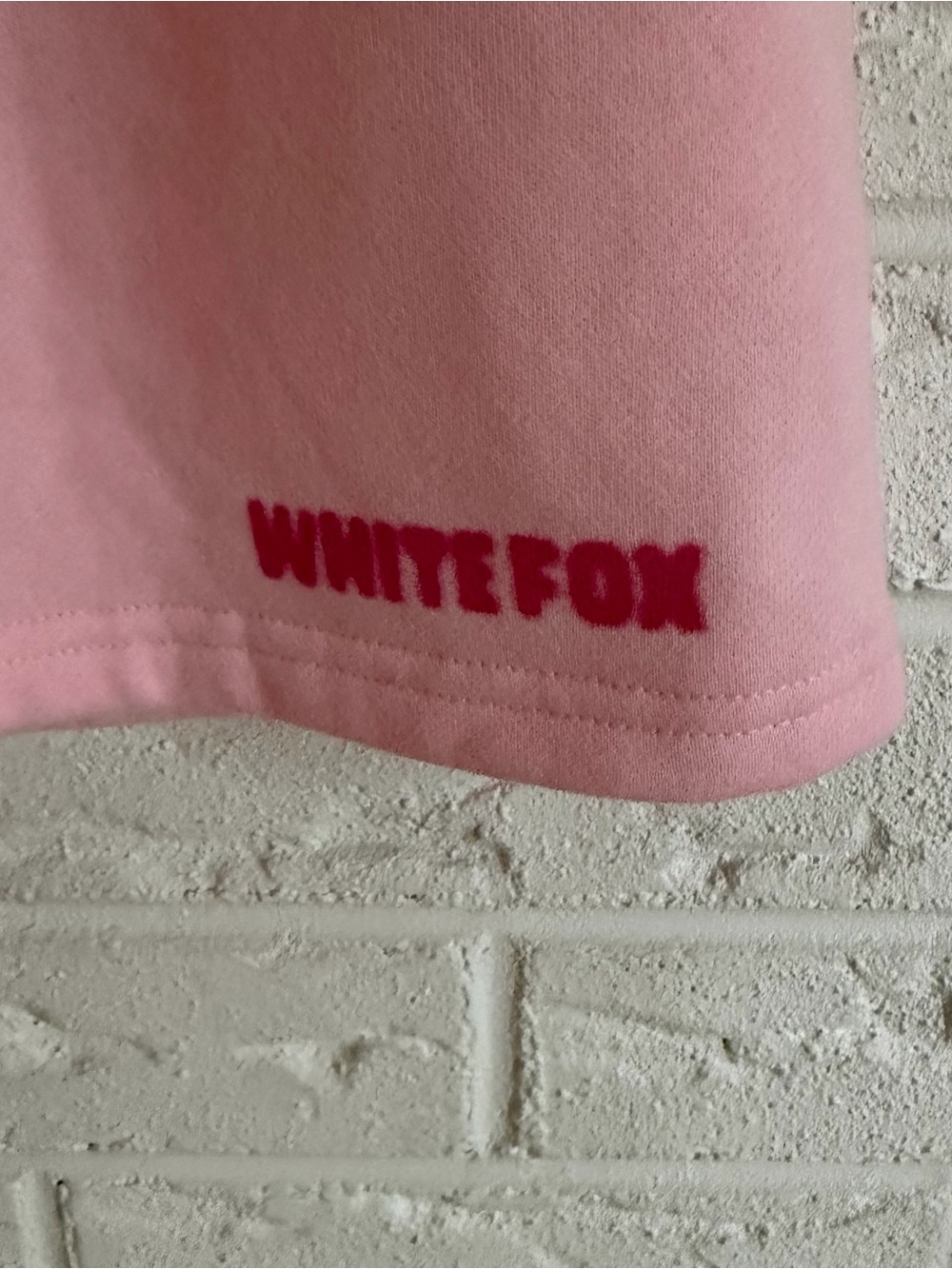 NWT 11th Street New York or Nowhere Oversized Hoodie and Shorts Pink Sugar S/M - Picture 4 of 11